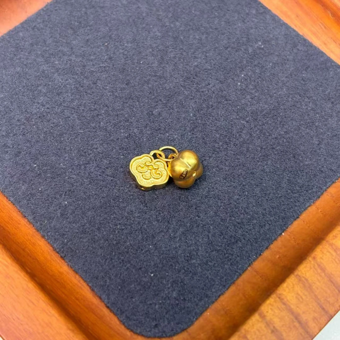 足金999柿柿如意配件WH1465