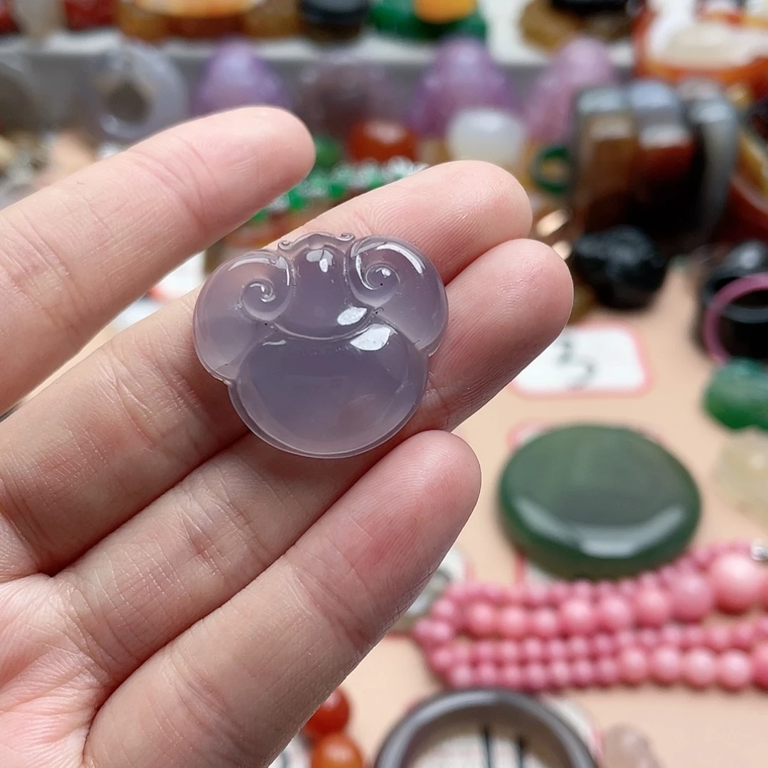 玛瑙/玉髓颈饰合金腊*