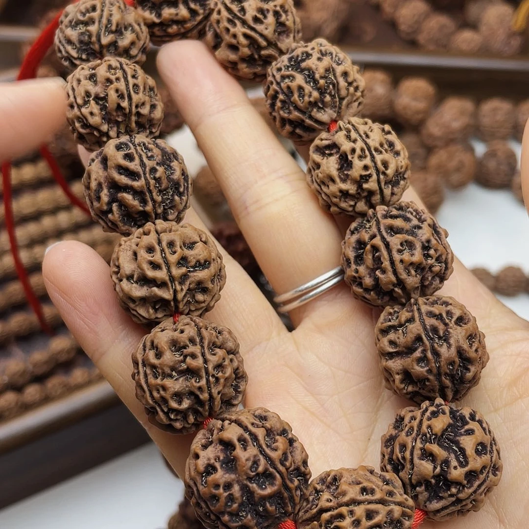 金刚菩提手串21双龙梅花五瓣大长腿