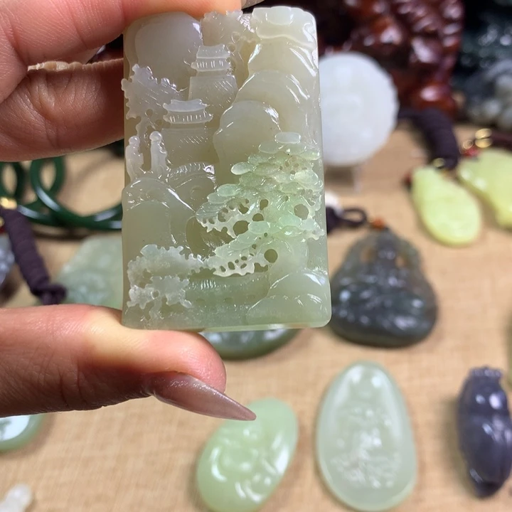 和田玉挂件未镶嵌