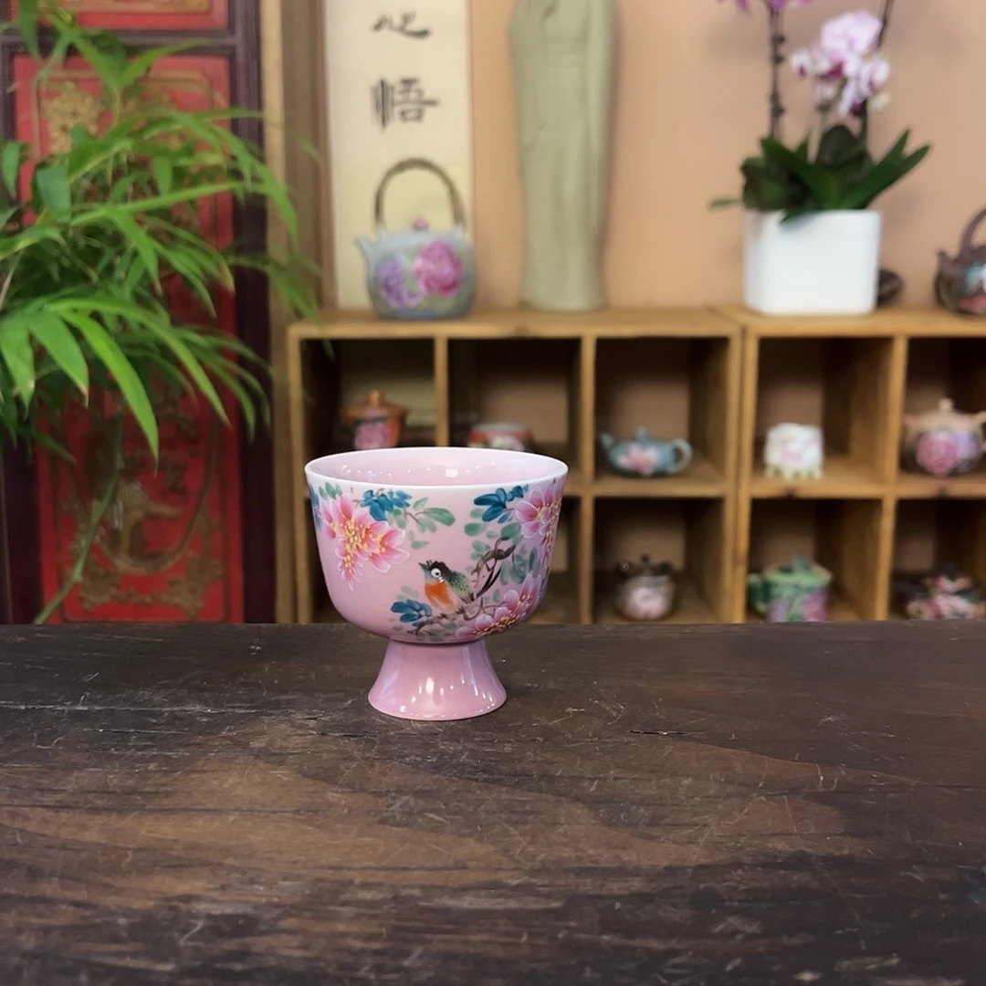 景德镇纯手工手绘柴烧