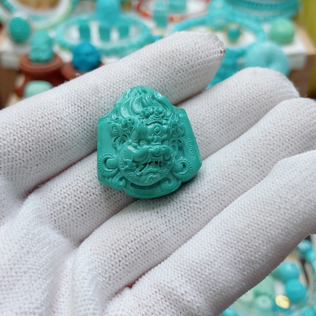 绿松石未镶嵌黑天