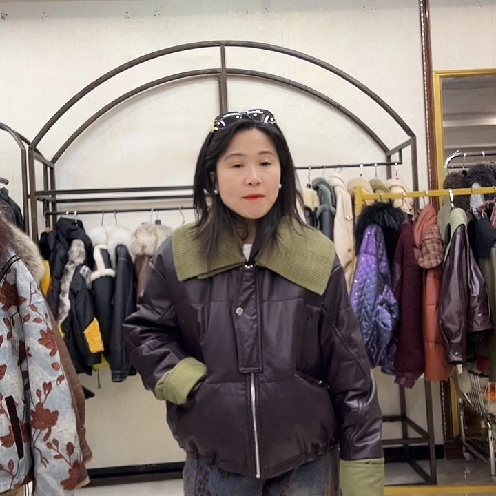 真皮皮衣绵羊皮羽绒服备注身高体重