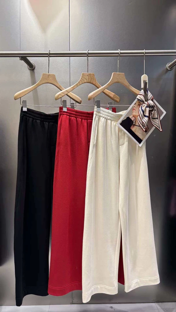 绵软舒适立裁 保暖抗起球抓绒松紧腰休闲裤暖暖小镰刀卫裤女