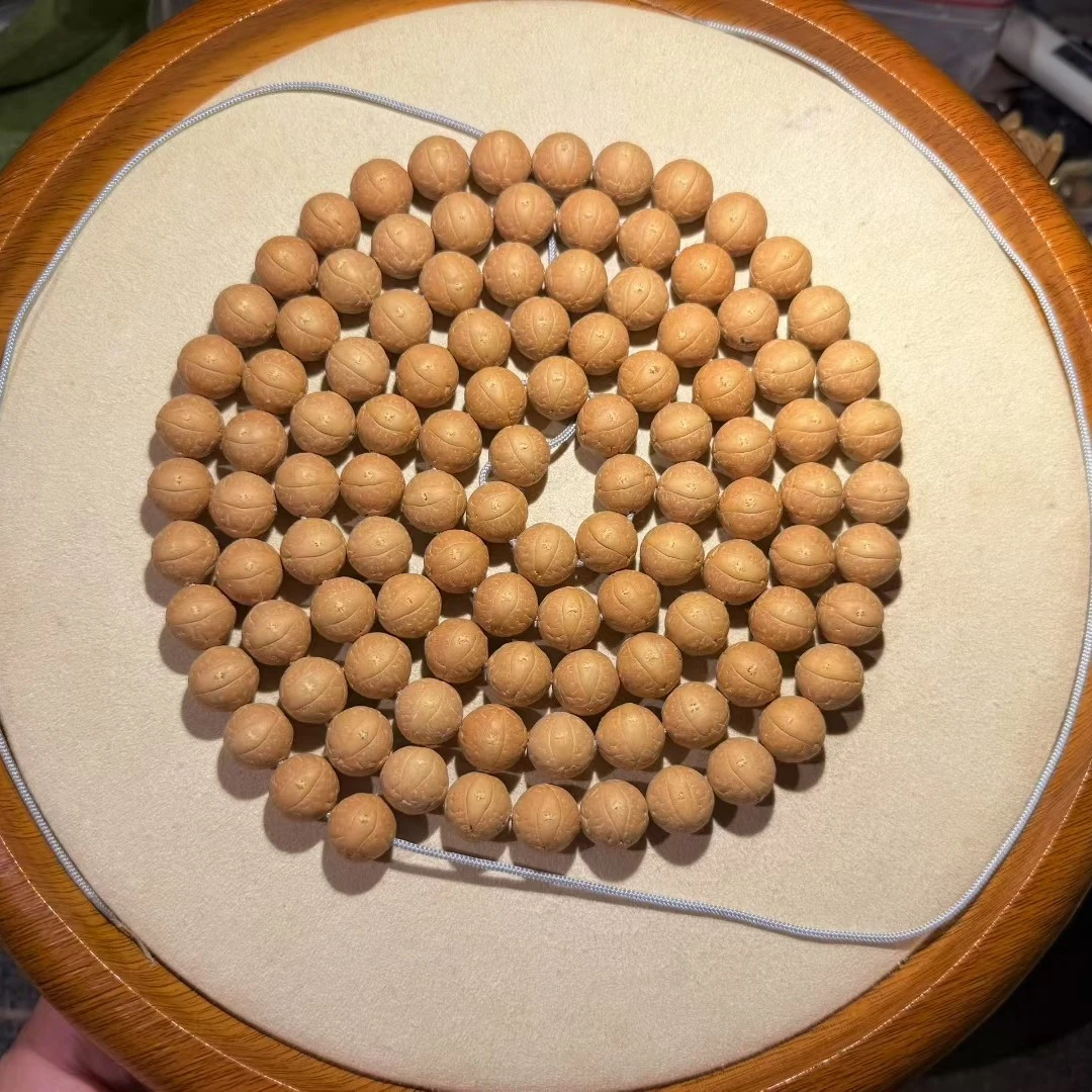 尼泊尔单仓铁籽凤眼菩提108念珠12.5一物一图