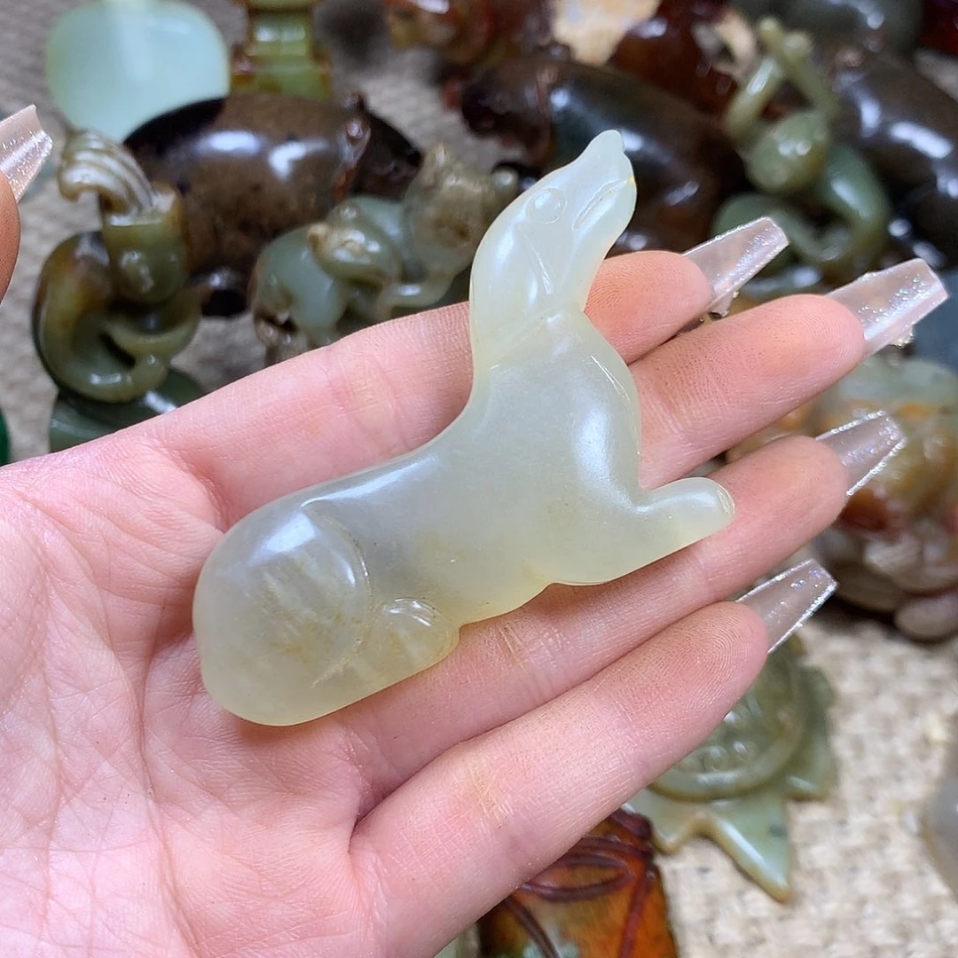 白玉菩提吊坠挂件