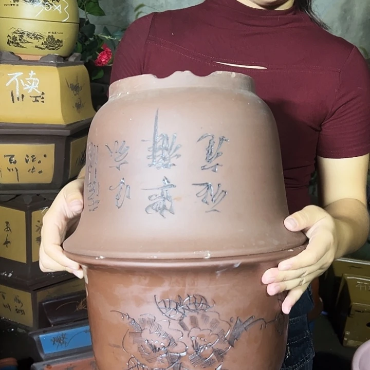 30平角金钟花盆花盆×2