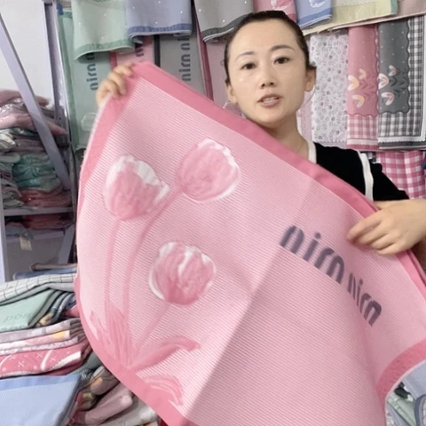 棉特价处理粉色郁金香