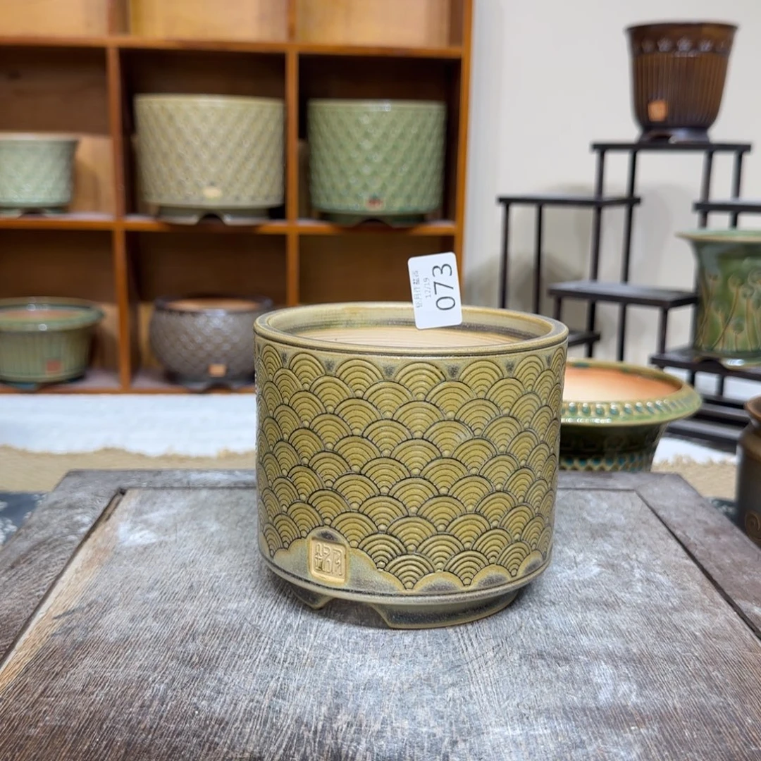 手工花盆 073 内口口径 10.2 cm