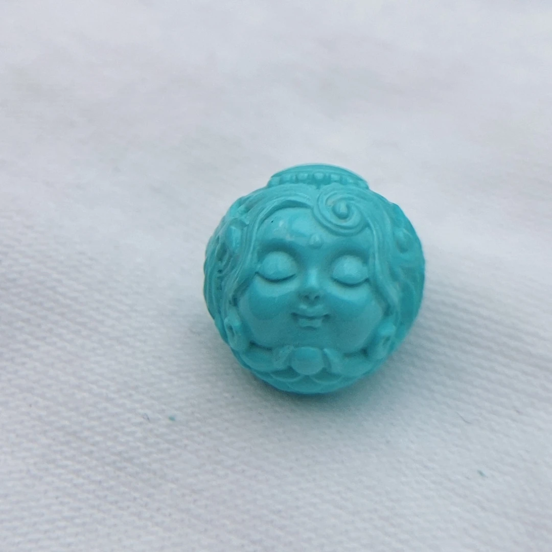 绿松石未镶嵌颈饰
