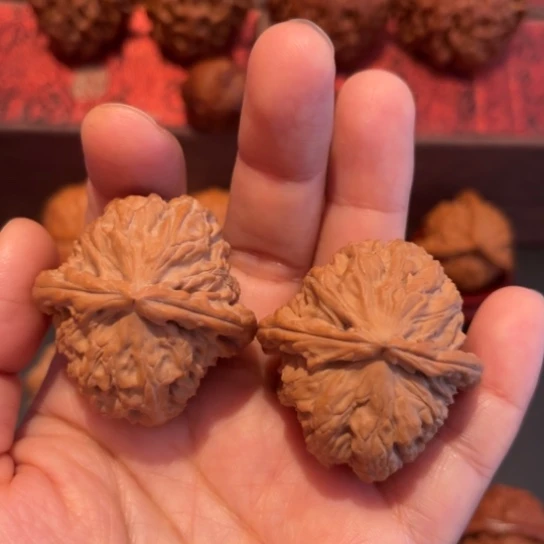 吊坠文玩核桃白狮子