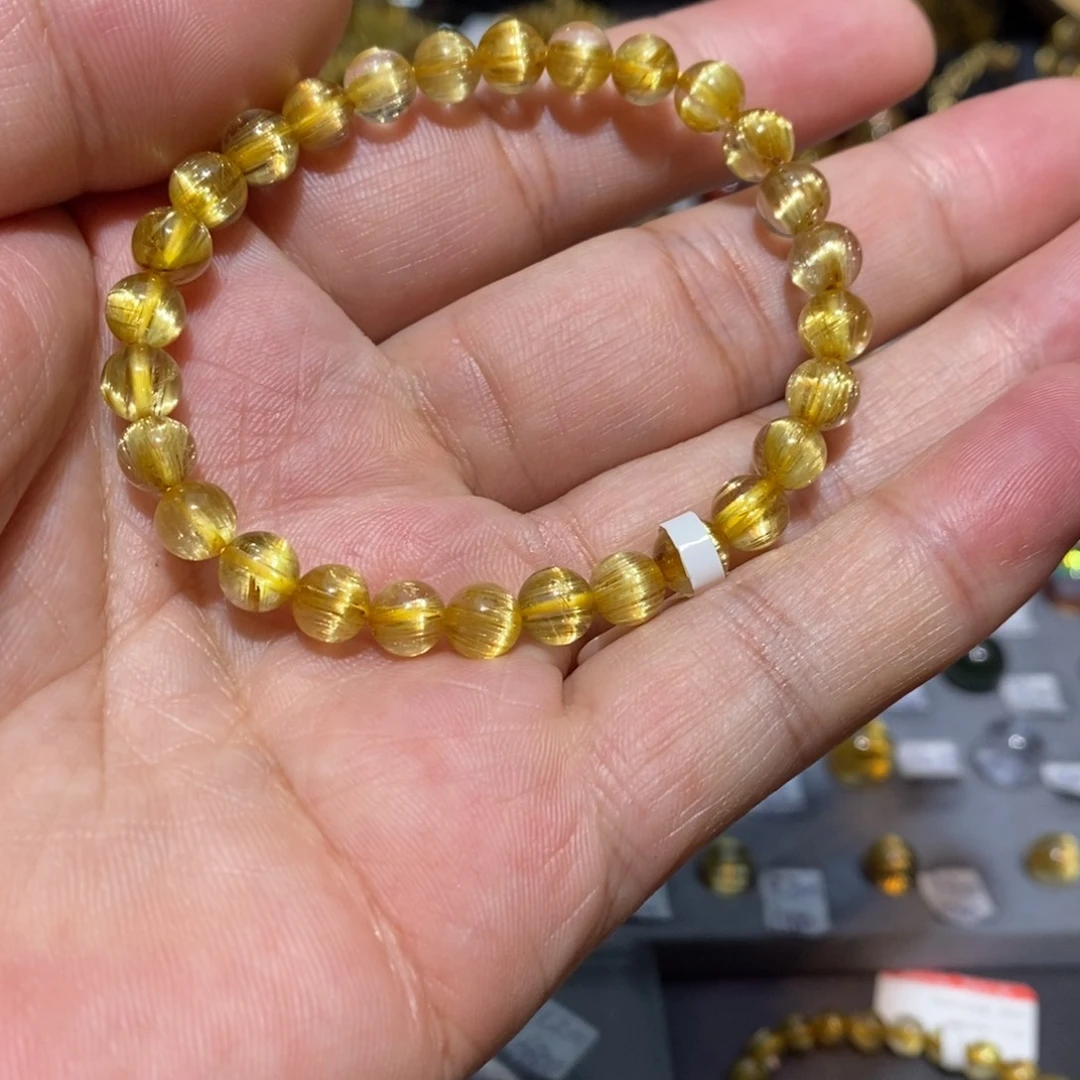 手链未镶嵌水晶钛晶顺发猫眼6➕