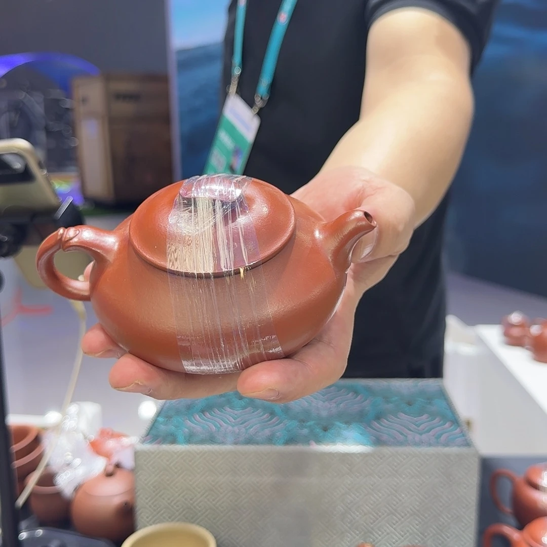 茶杯紫砂朱泥简瓢