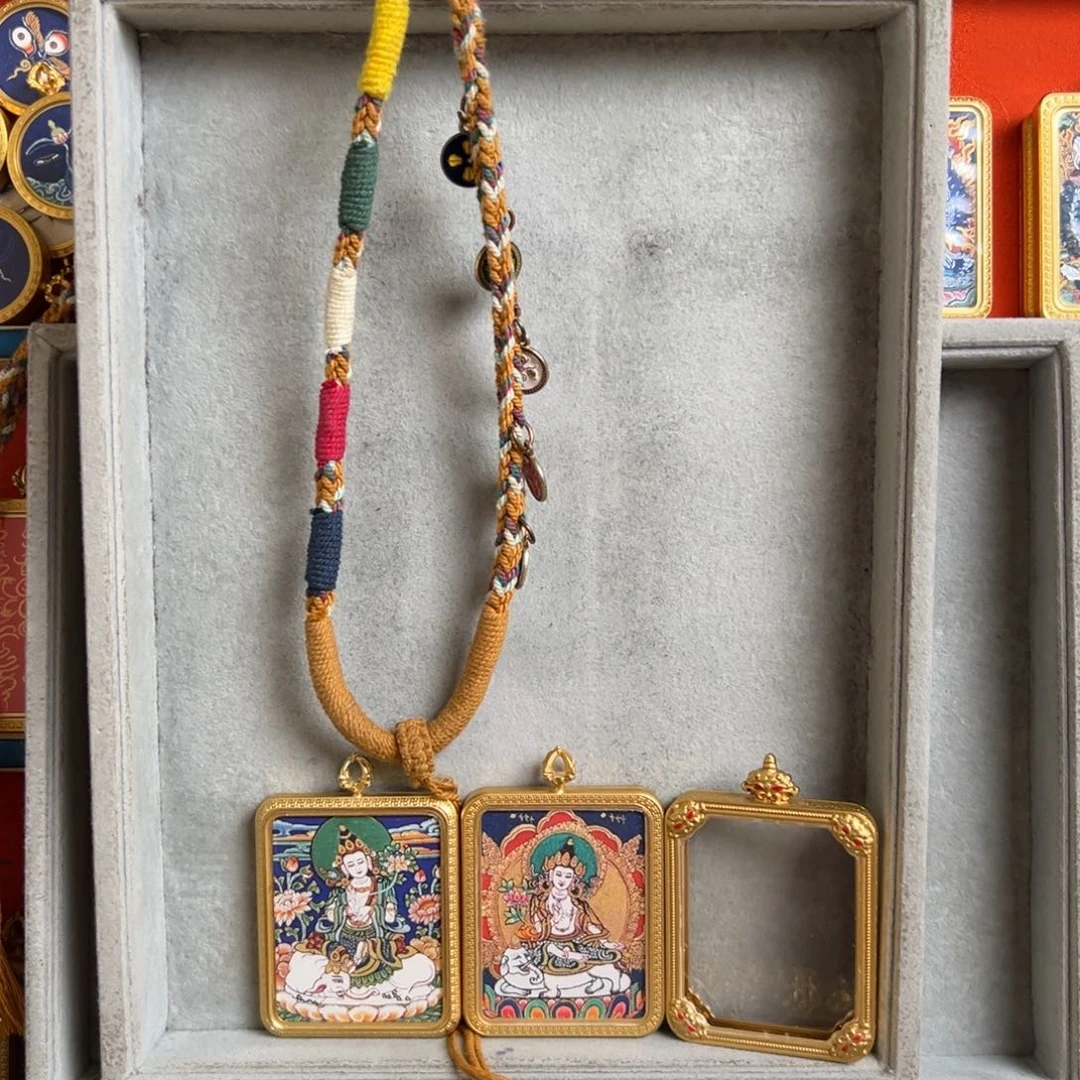 啦***花吊坠双面吊坠私人定制