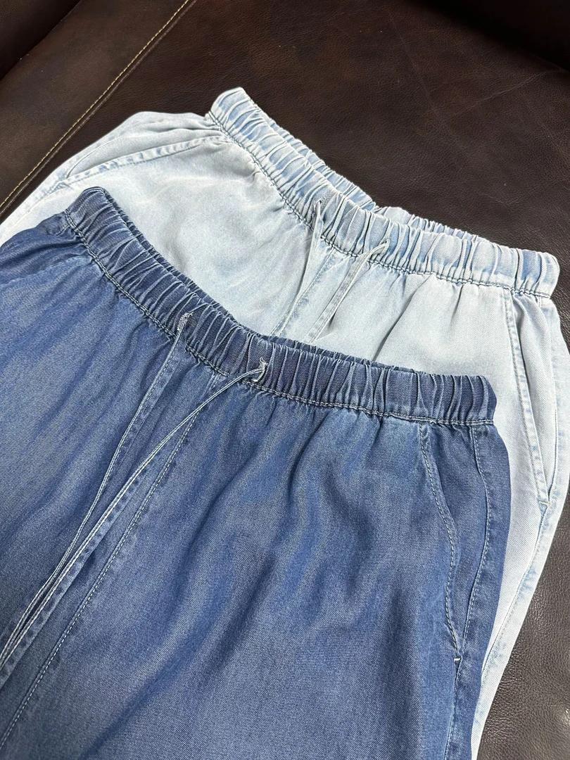 【飘飘裤】100%莱赛尔天丝直筒休闲女夏季薄款宽松百搭垂感显瘦阔腿