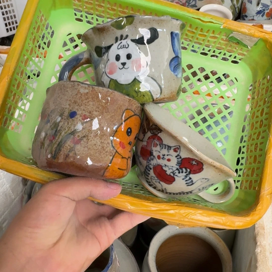 釉下彩瑕疵处理慎拍109