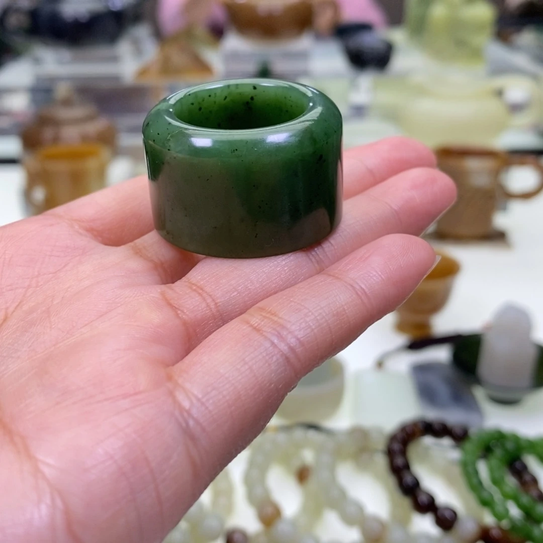 和田玉扳指未镶嵌