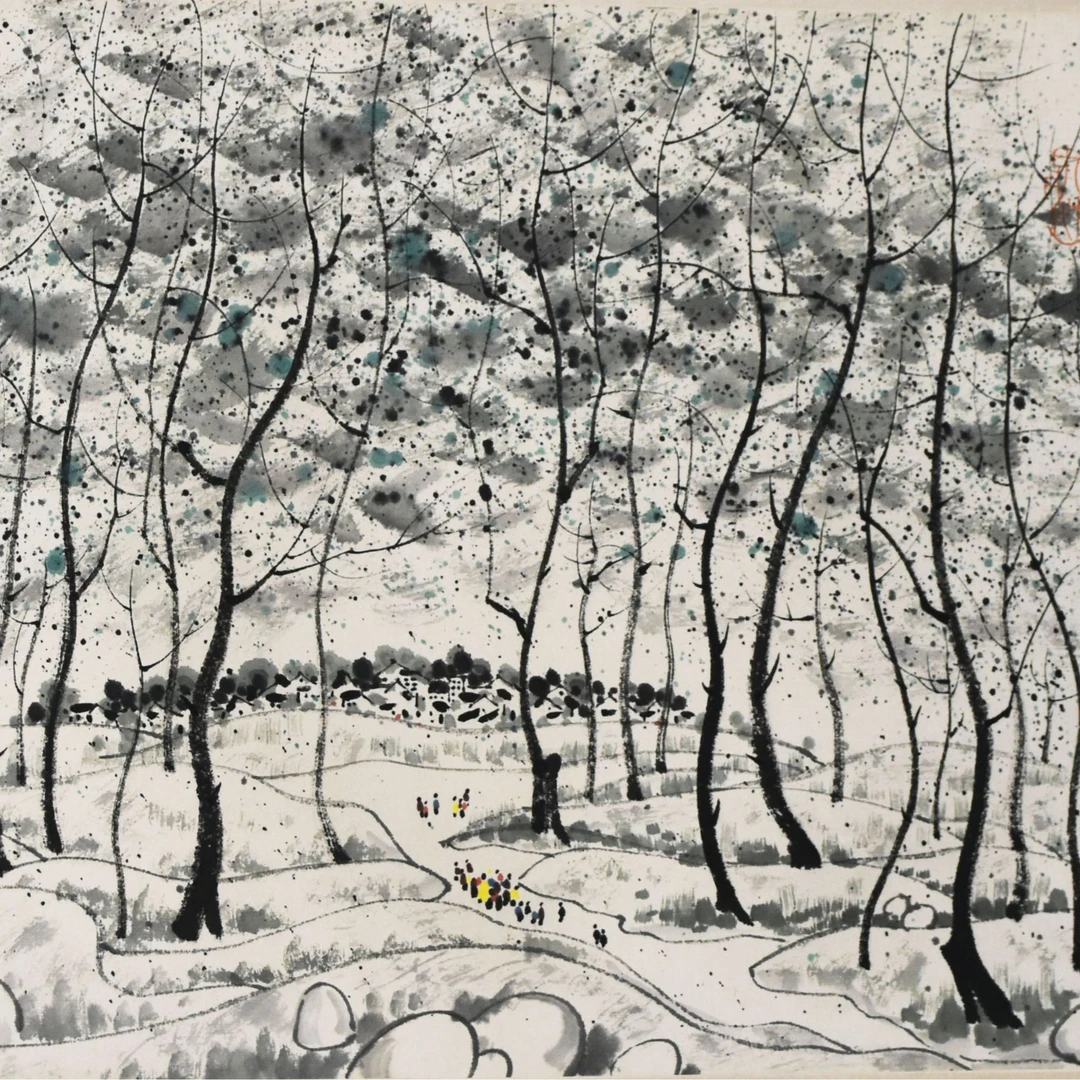 HM5124 人物 34×45 纸本立轴 1.3平尺