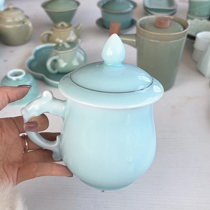 小米茶器龙泉青瓷