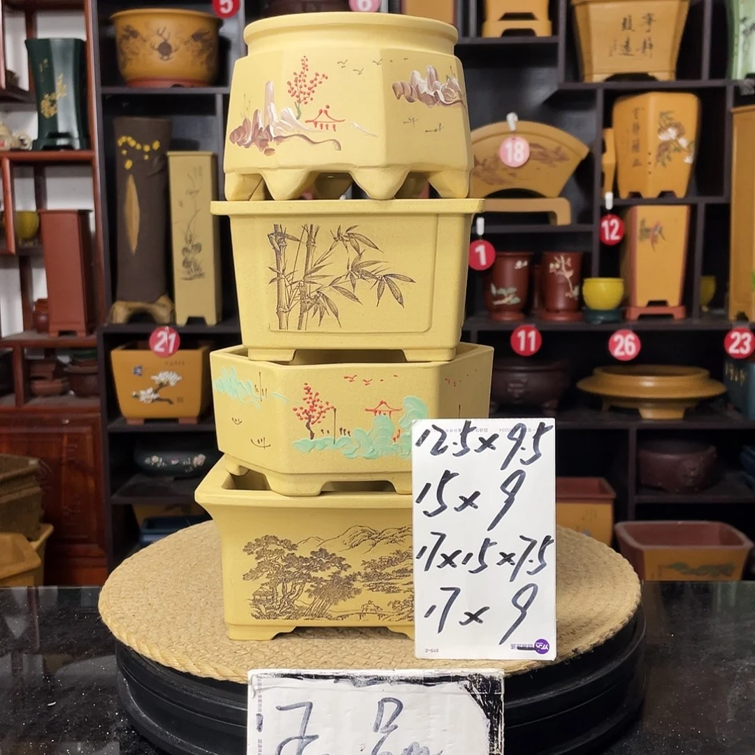 紫砂D-婉秋紫砂花盆