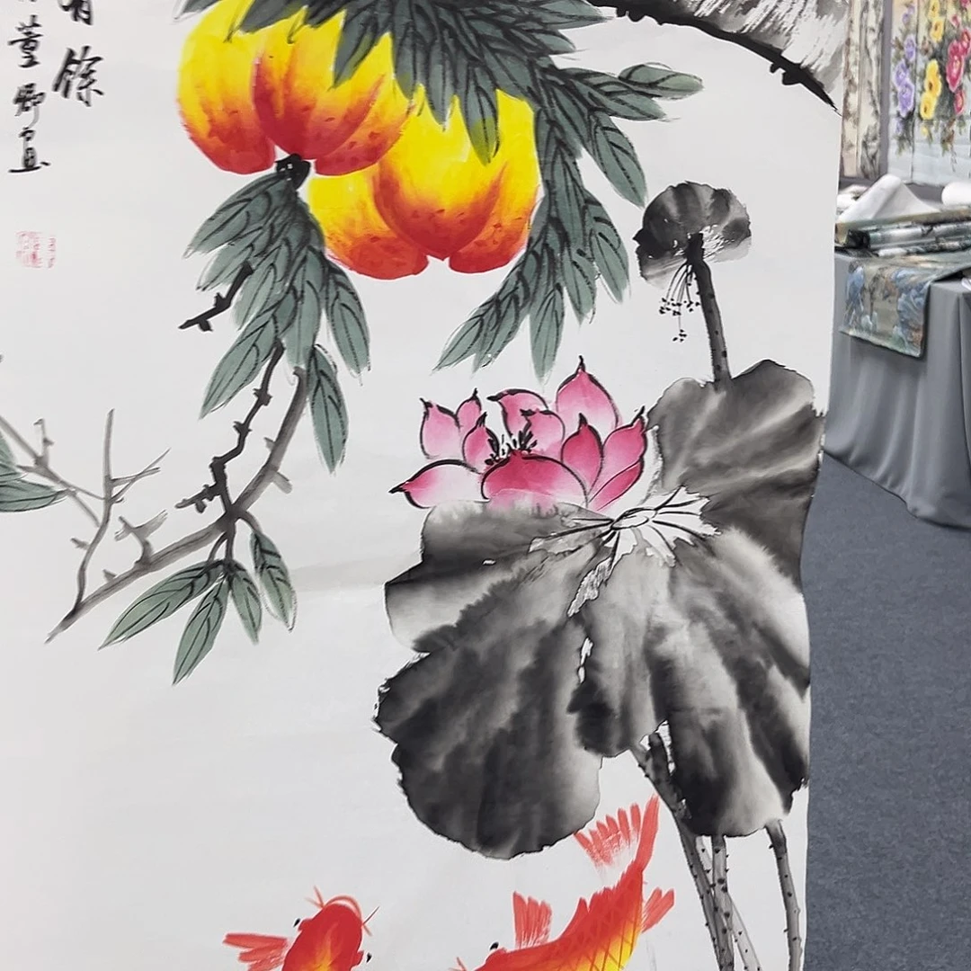 国画国画老师手绘作品