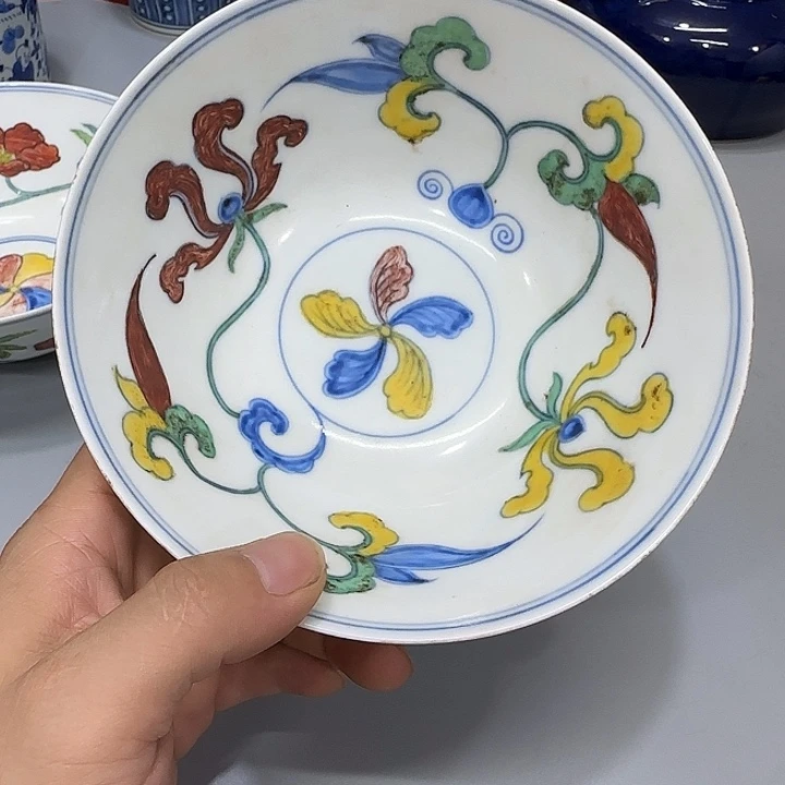 常***哥摆件陶瓷纯手工斗彩碗