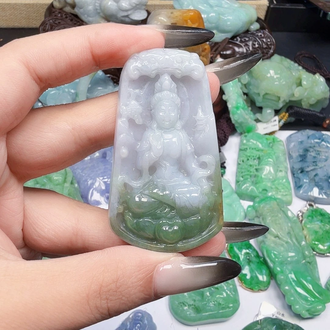 翡翠未镶嵌颈饰翡翠