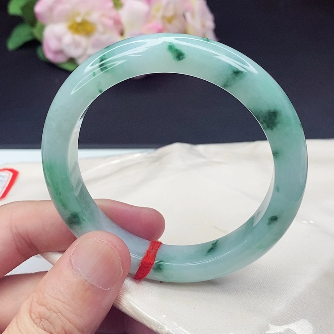 未镶嵌手镯翡翠59圈