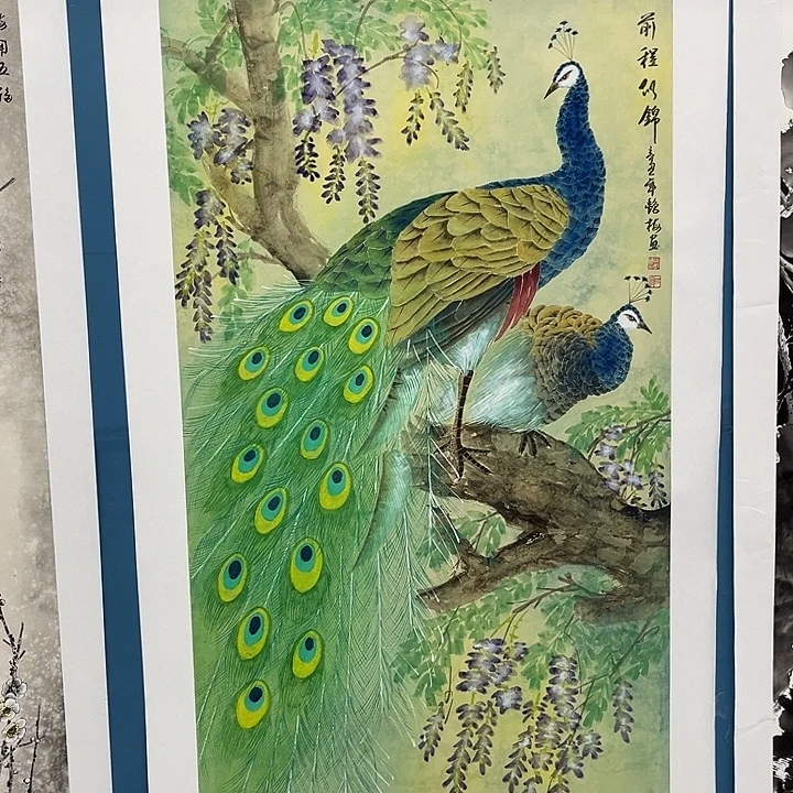 国画手绘国画欣赏一下