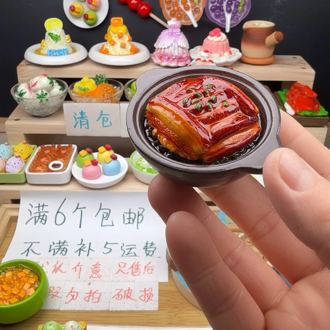树脂食玩冰箱贴 凭开箱视频售后