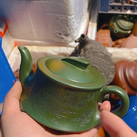 全手工制作宜兴紫砂壶