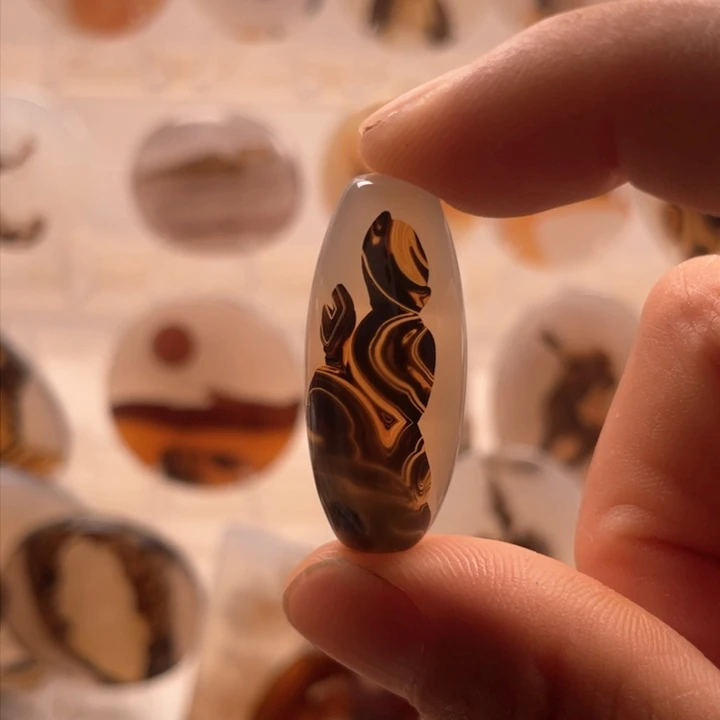 玛瑙/玉髓吊坠(不含链)未镶嵌