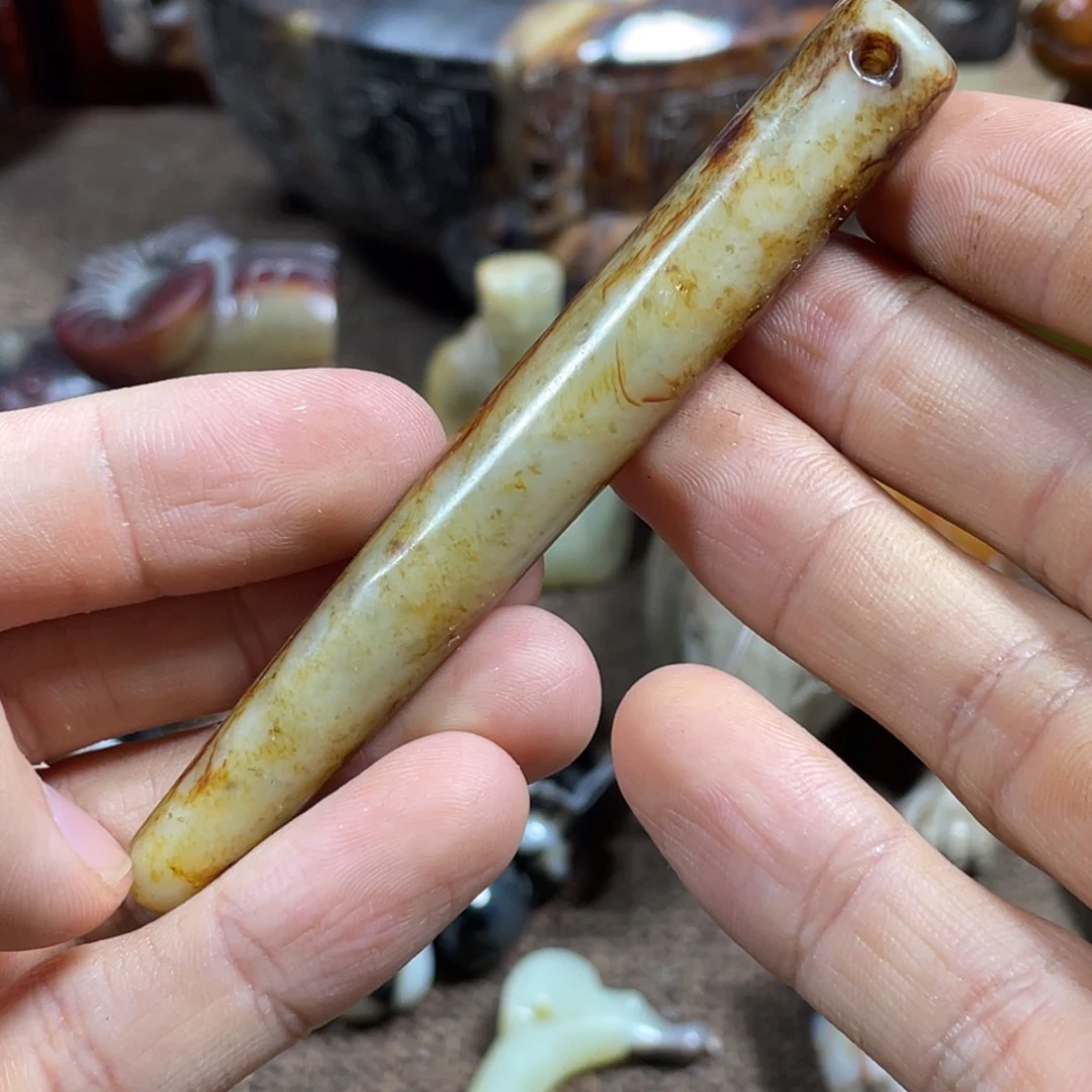 和田玉未镶嵌吊坠(不含链)