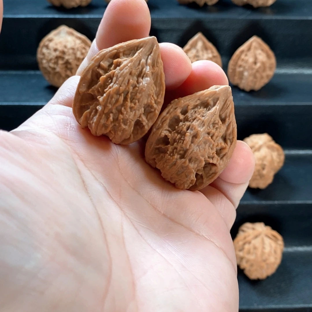 把件桃核野生原树圣火令异型佛30