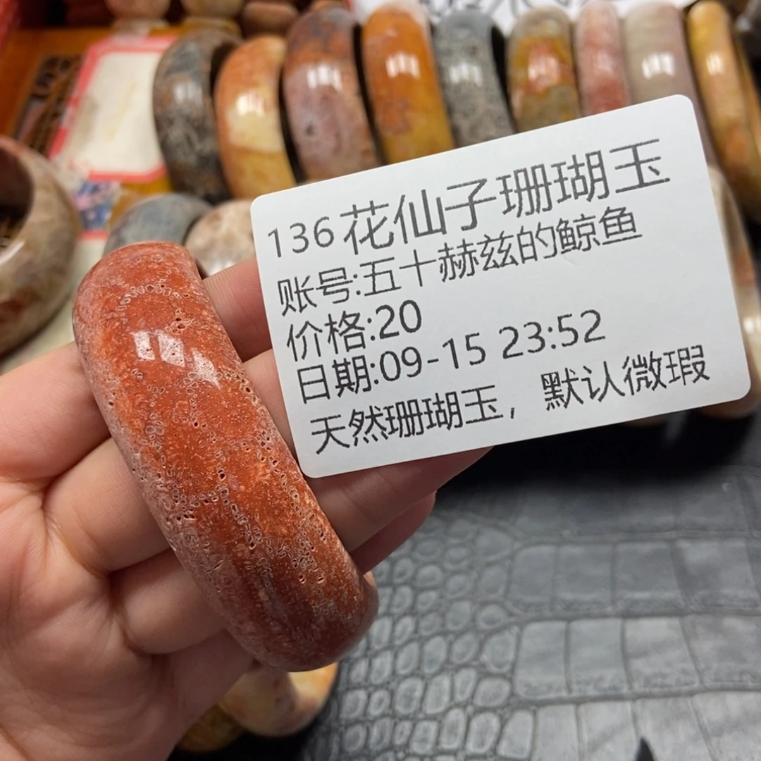 五***鱼未镶嵌硅化珊瑚（珊瑚玉）珠宝半成品136