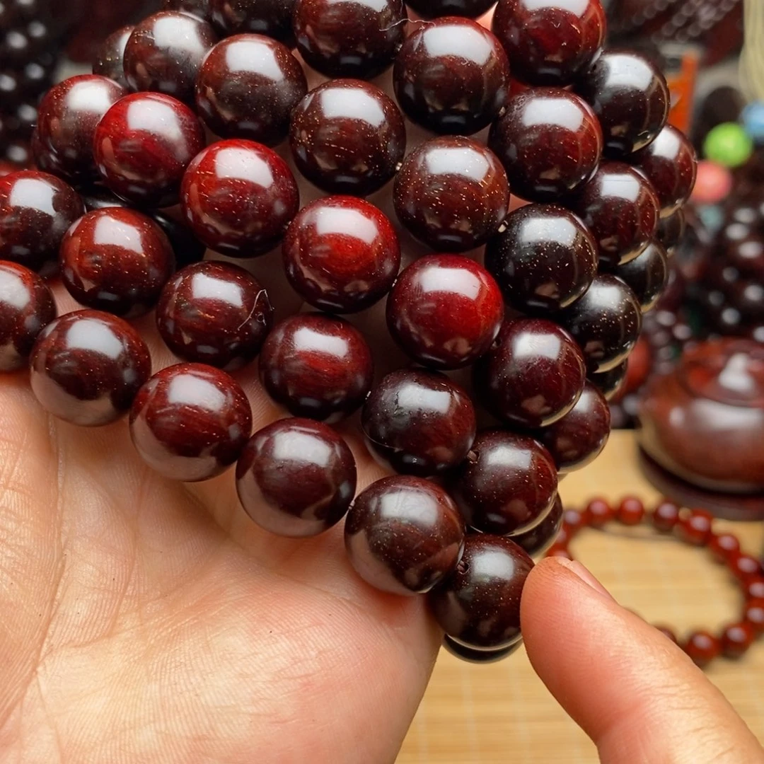 小叶紫檀手串/手链多样性发其一小叶紫檀1.5/15