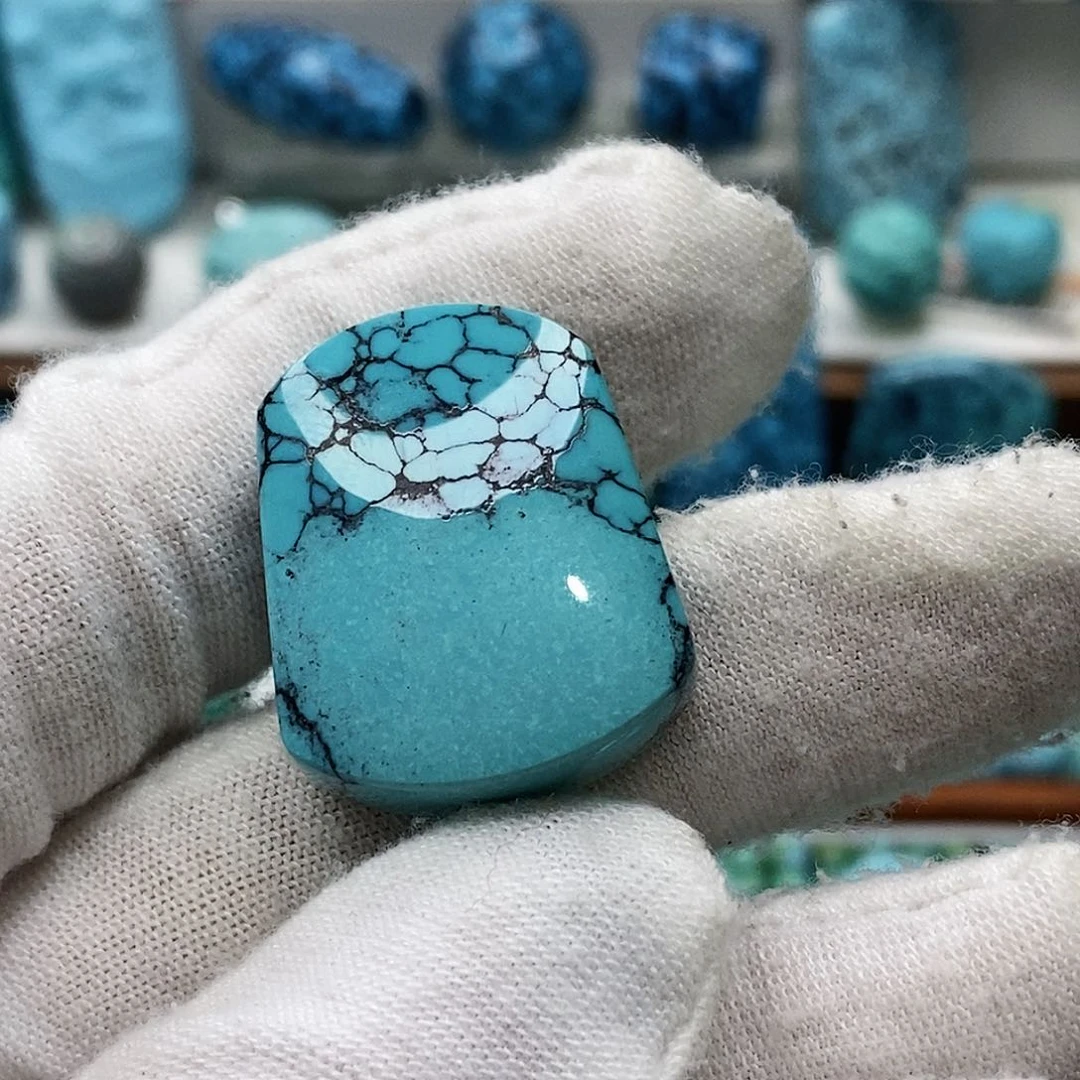 绿松石珠宝奇石未镶嵌