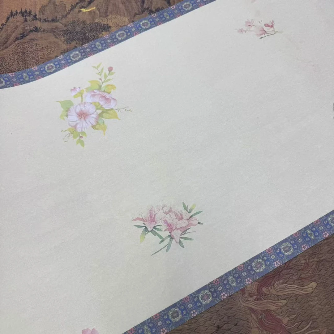 静德斋【微喷蜡染风雅长卷2代】小楷行草书半生半熟宣纸