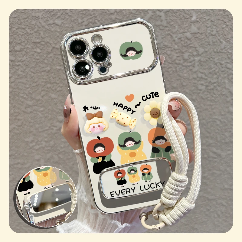 【苹果/华为/vivo/oppo/小米】适用苹果女孩大视窗手机壳硅胶女防摔