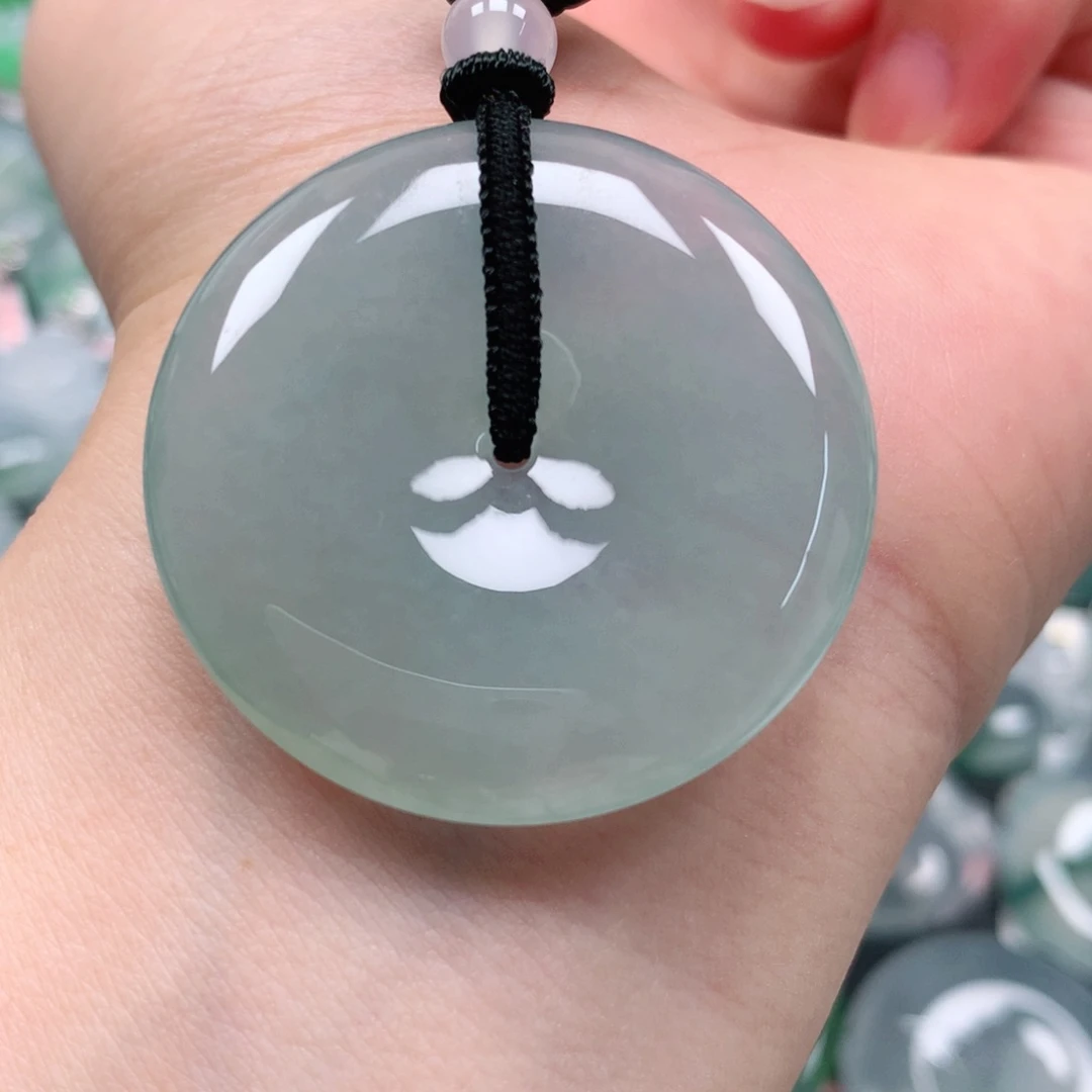 颈饰未镶嵌翡翠天然翡翠