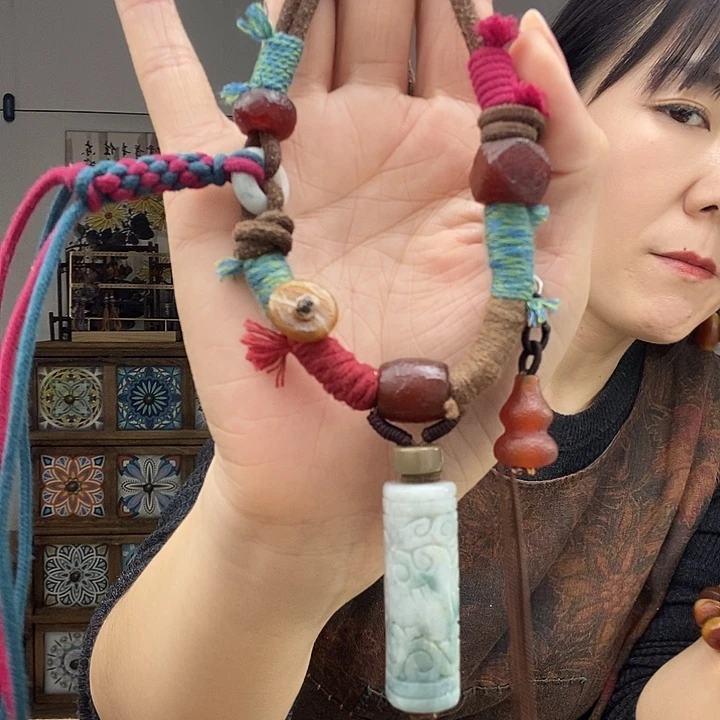 翡翠项链未镶嵌项链