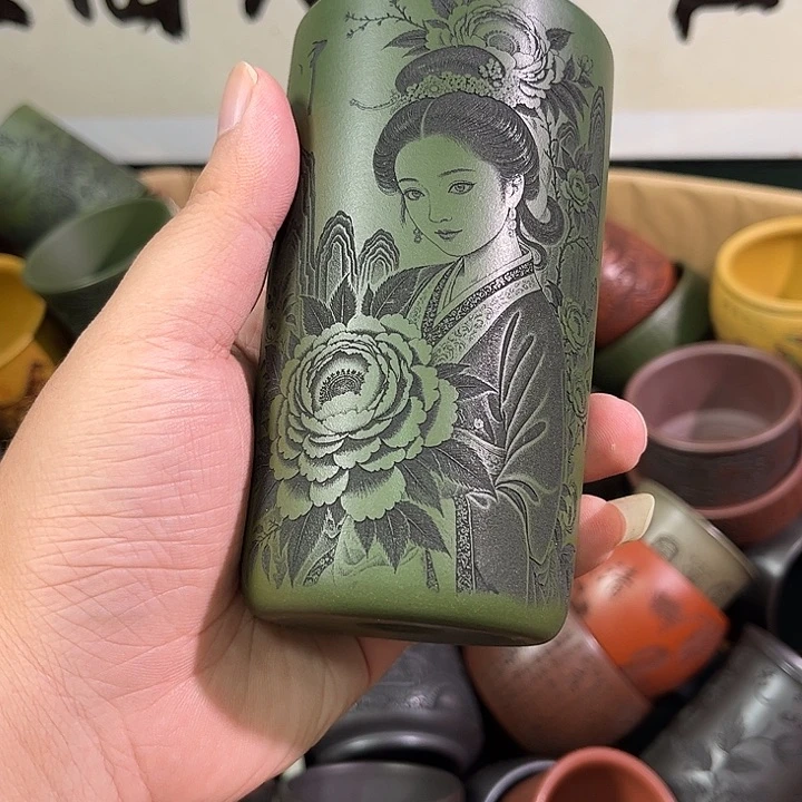 茶杯紫砂全手工紫砂主人杯