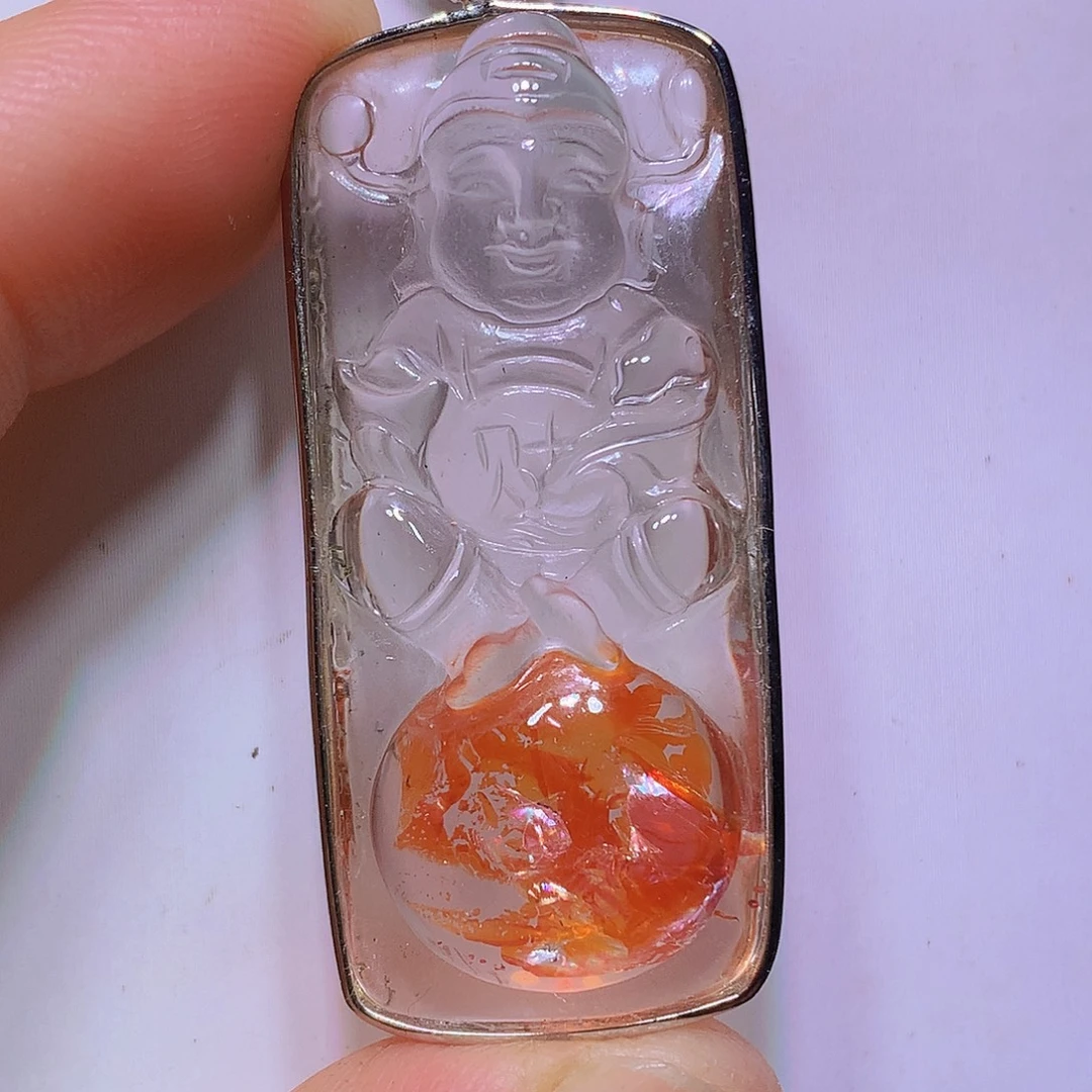 水晶珠宝半成品银S925镶嵌定制款