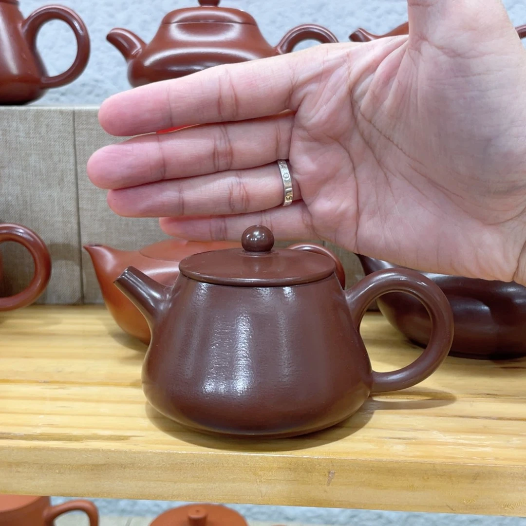 茶壶紫砂霞*石瓢黑金全品120毫升