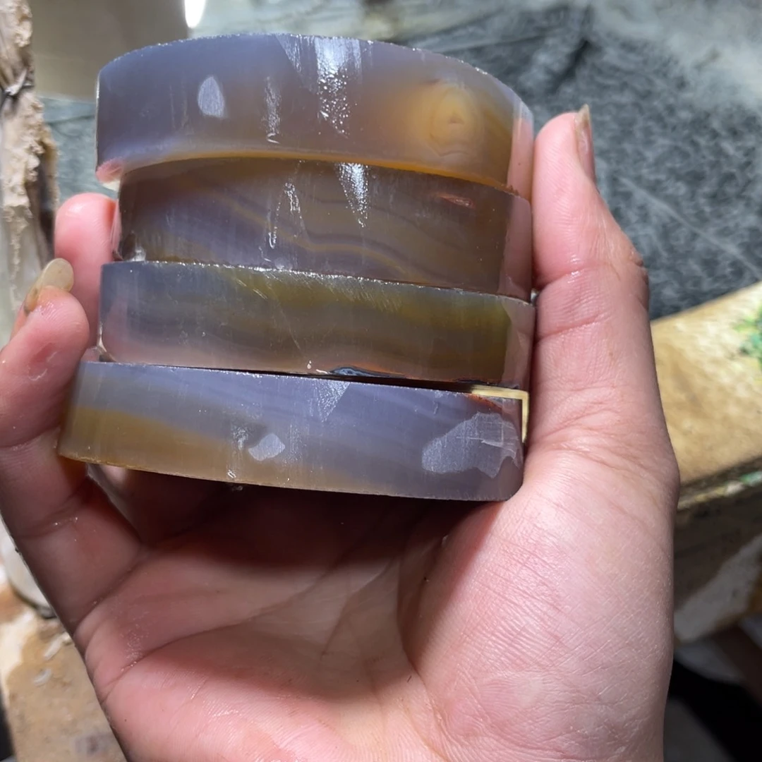 定制玛瑙A****天手镯工费