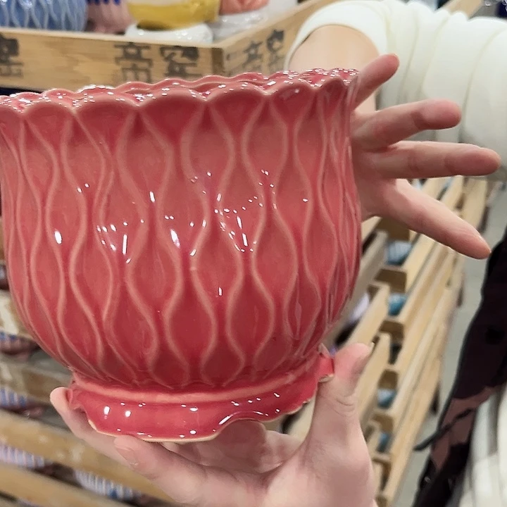 陶瓷陶瓷多肉植物花盆