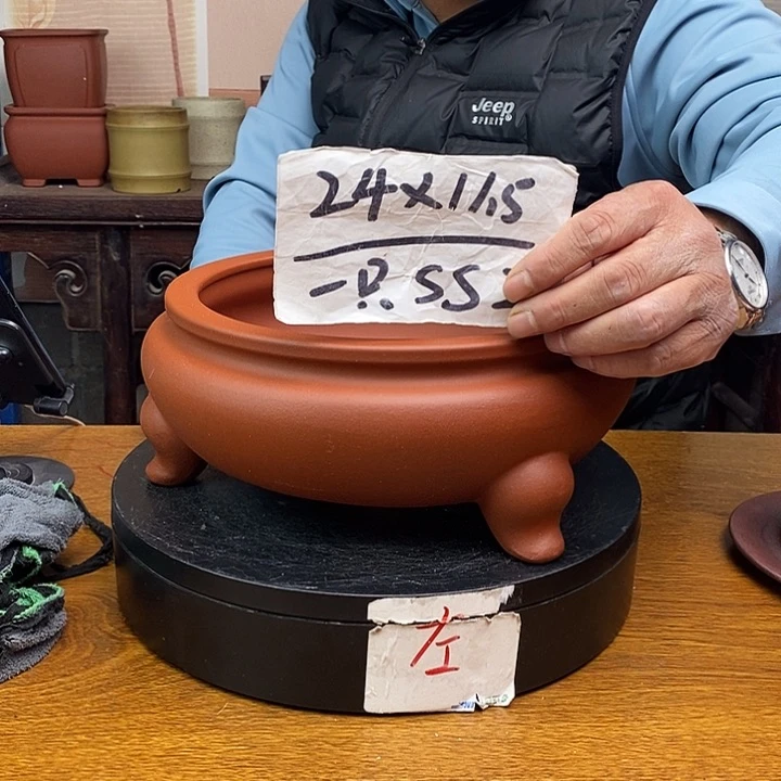 紫砂花盆货号一只SS2