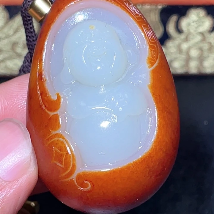 和田玉未镶嵌颈饰J