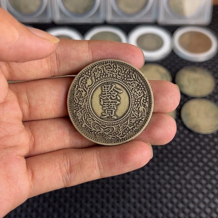 金属大头龙洋船洋工艺品