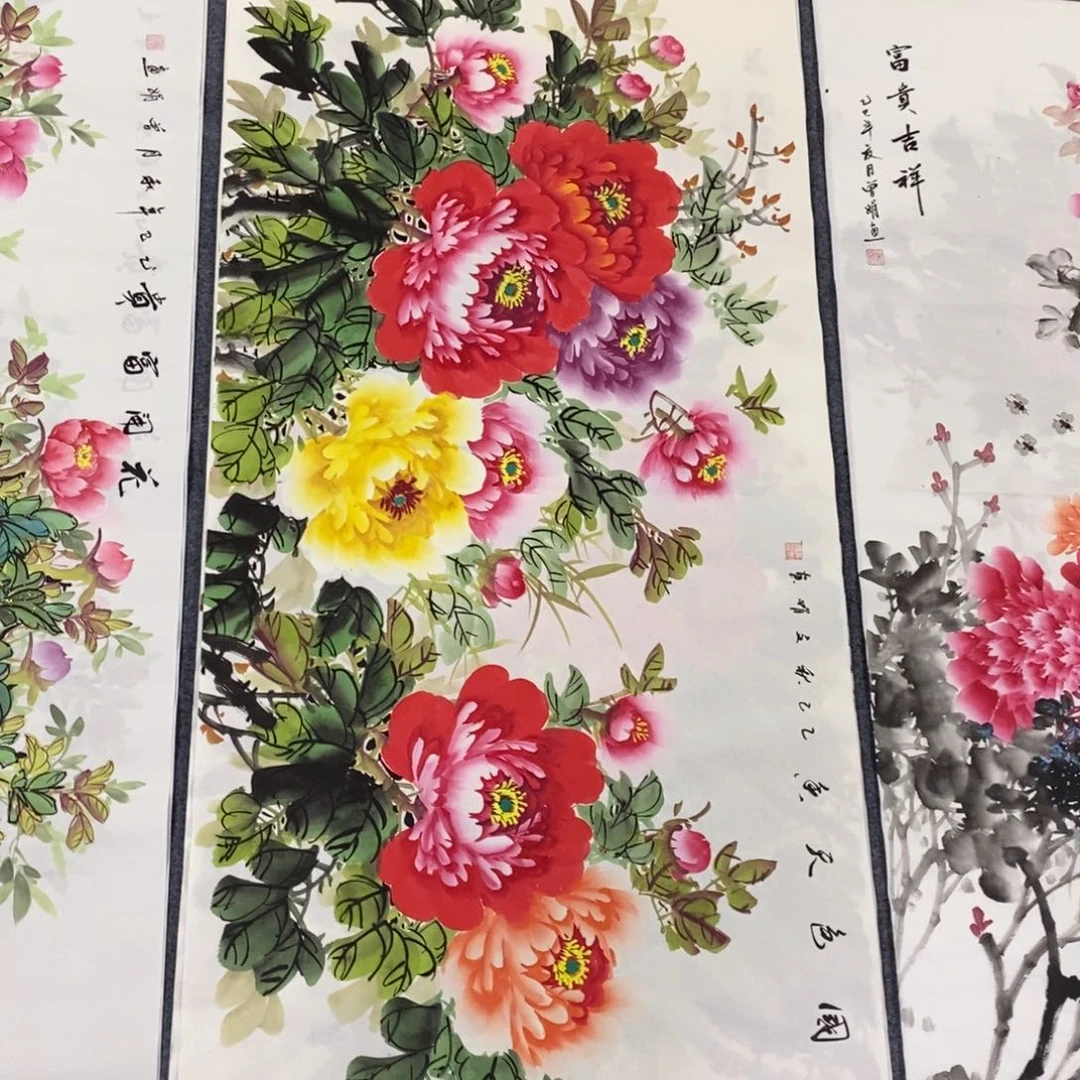 国画尺寸140✖️70四尺精品纯手绘画